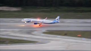 Interjet A 321 Taking off from CANCUN... great view