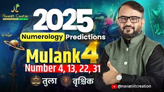 2025 Predictions | Episode 4 | Moolank 4 (Date 4, 13, 22, 31) | Numerology | Navaniit Mandhaani