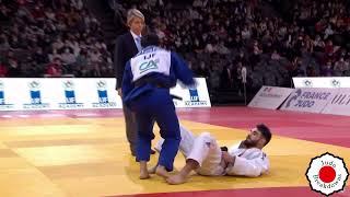 Judo Mens - Karamat Huseynov vs. Ryuju Nagayama - U60 Grand Slam Paris 2022