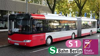 SEV | S1 der S-Bahn Berlin: Schöneberg - Zehlendorf | Solaris Urbino II 18 4T (ORS; ex. Winterthur)