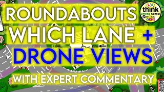 Multi-Lane Roundabouts from the Air 🚁 | Which Lane Should You Use? (Winchester)