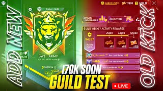 FREE FIRE LIVE😍GARENA FREE FIRE💀GUILD TEST LIVE !! GAMING WITH IDEA#freefire freefirelive