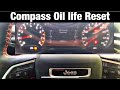 2022 Jeep Compass Oil Change Required Reset / Maintenance Reminder