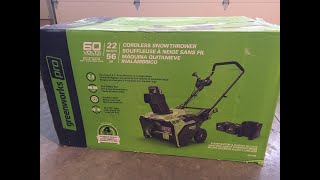 Greenworks 60V Brushless Snow Thrower