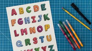 How to Draw 3D Letters