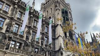 New Town Hall or Neues Rathaus, a town hall at Marienplatz in Munich, Bavaria