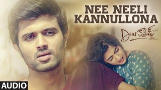 Nee Neeli Kannullona Song | Dear Comrade Telugu Movie | Vijay Deverakonda | Rashmika | Bharat Kamma