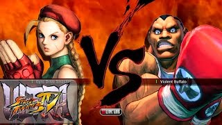 USF4: Not Vinnie (Cammy) Vs Level 99 BBC (Balrog) HD