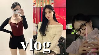 VLOG | 피팅모델브이로그 | 초보운전..집에갈수있지?🚘 | 취미발레🩰•더현대서울 크리스마스•파라다이스시티•모쿠슈라•노티드•폴바셋•니아르 글로우틴