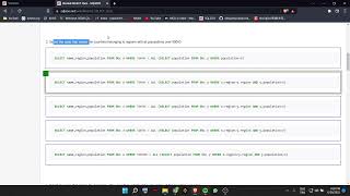 SQLZOO SQL tutorial Episode 4: Nested selects(select in select)