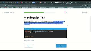 115 Working with Files | Python Developer | Sololearn