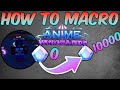 How to Macro in ANIME VANGUARDS (Roblox)