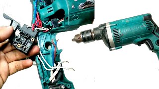 Replace the trigger of impact drill