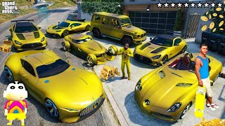 FRANKLIN TOUCH ANYTHING BECOME GOLD || EVERYTHING IS FREE IN GTA 5