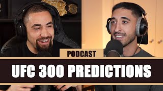 Robert Whittaker Gives His PREDICTIONS For UFC 300! | MMArcade Podcast (Episode
