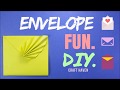 Easy Origami Envelope Tutorial - ♥︎ DIY ♥︎ Leaf Envelope - Fun Paper Envelope for Beginners