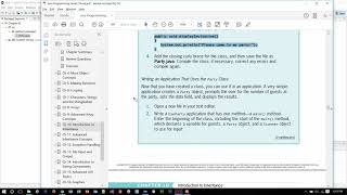 Java Programming 1 - Chapter 10 You Do It exercise 1 - Spring 2016