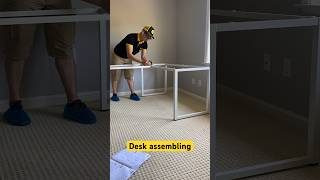 L-shaped desk assembling. PSd Handyman Los Altos, CA