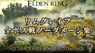 【エルデンリング】リムグレイブ全ボス戦ノーダメージ動画集/ELDEN RING・ALL LIMEGRAVE'S BOSSES FIGHT NO DAMAGE