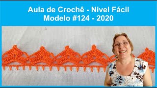 BICO EM CROCHE (2020)🌞 - MOD. #124 - NIVEL FÁCIL - AULA DE CROCHE PASSO A PASSO