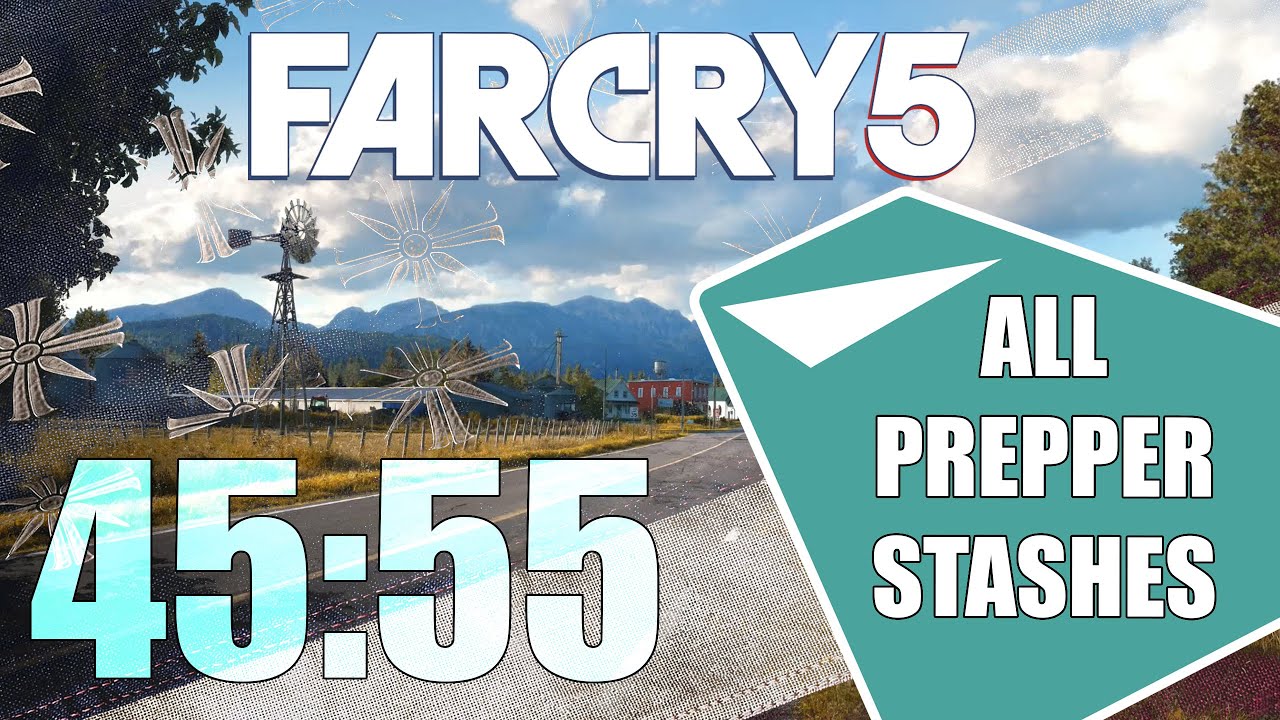 Far Cry 5 All Prepper Stashes Speedrun 45:55 - YouTube