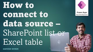 How to Connect to DataSource | Connect to Backend | PowerApps for Beginners | SharePoint List |Excel
