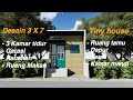 Renovasi rumah - Tiny house 3x7 Dengan 3 kamar tidur Fasilitas lengkap !