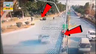 Cctv Fotages Accident Mall Road Wah Cantt