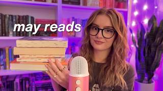 ASMR the books i read in may 📖 monthly reading wrap up