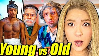 Americans React To SIDEMEN OLD vs YOUNG FOR 24 HOURS CHALLENGE