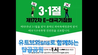 🇰🇷2020.3.1  유트브와sns로함께하는 172차 E-태극기집회