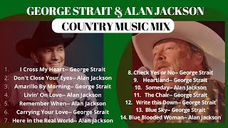 CLASSIC COUNTRY MUSIC (George Strait & Alan Jackson)   #countrymusic #alanjackson #georgestrait