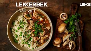 Lekkerbek presents: Chicken tas kebab with rice sous vide tutorial