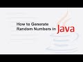 Java Programming Tutorial - 26 - Random Number Generator