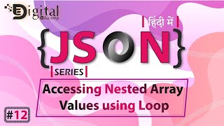 12- Java Script Object Notation - Looping Nested JSON Array | How to Access Nested Array using Loop