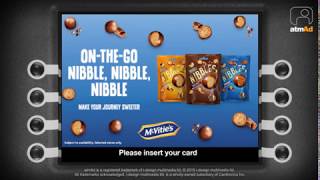 atmAd Pladis McVities Nibbles ATM Campaign