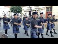 Caledonian Pipe Band (Scotland) at Croatian Bagpipe Festival 2018 - Bjelovar, Croatia