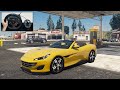 2020 Ferrari Portofino - GTA 5 with Steering Wheel - Logitech G29 Gameplay