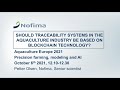 AquaVitae project in EAS21 Madeira – Traceability systems in aquaculture