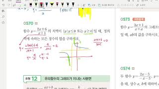 고등수학(하) RPM 유리함수 정의역과 치역