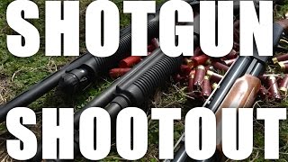 Mossberg 500 vs Remington 870 vs Benelli Nova (Shotgun Shootout!)