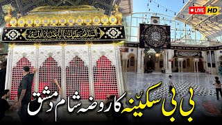 🛑 Bibi sakina k Rozy ke live ziyarat damascus 😭sham darbar sham k samne bibi sakina ka Roza Pak 😭