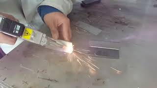 3mm stainless steel welding By G.weike Handheld Laser Cutting Machine