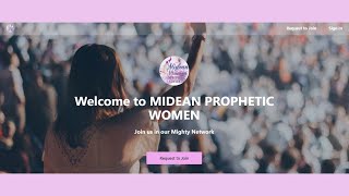 WELCOME TO THE MIDEAN PROPHETIC WOMEN ONLINE COMMUNITY