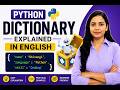 Python Dictionary Explained in English | Complete Tutorial for Beginners | python shivangi