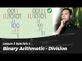 Binary Division Explained Step-by-Step (With Examples)