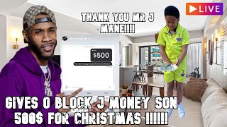 FYB J Mane Gives Money To O Block J Money Son On Live For Christmas !!!!!