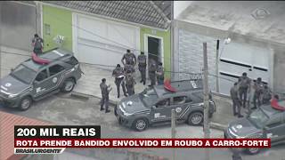 SP: Ladrão de carro-forte morre em confronto com Rota