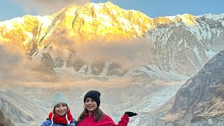 TREK TO ABC -ANNAPURNA BASE CAMP with SIBLINGS