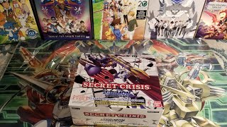 Opening up a Booster Box of  Digimom BT17 Secret Crisis! Birthday Celebration Part 1!